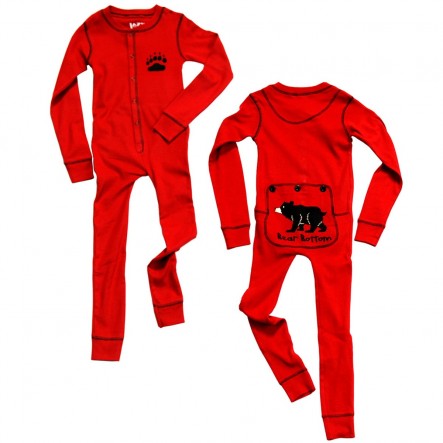 Lazyone Children s Bear bum onesie pyjamas Boy s Onesie Pyjamas