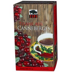 Tisane canneberge 20 sachets