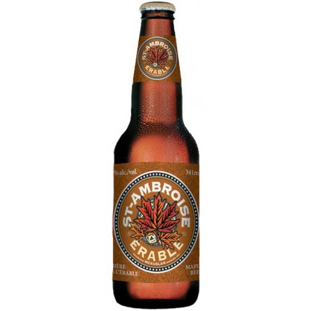 Bière blonde St Ambroise à l'érable 341 ml  - 4,5°