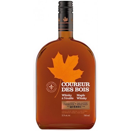 Canadian whisky liqueur with maple syrup Coureur des bois 750 ml -