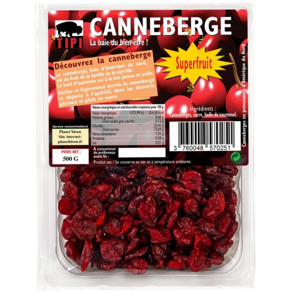 Dried cranberries 500 g
