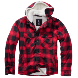 Men's lumber jacket hooded