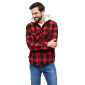 Men's lumber jacket hooded